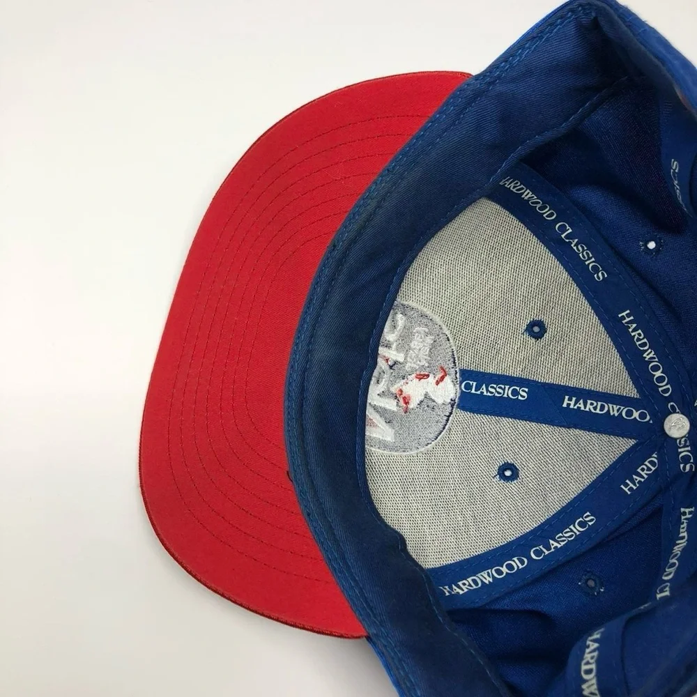 Twin Enterprises Hardwood Classics New Jersey Nets Stained Fitted Hat Size 7 3/8